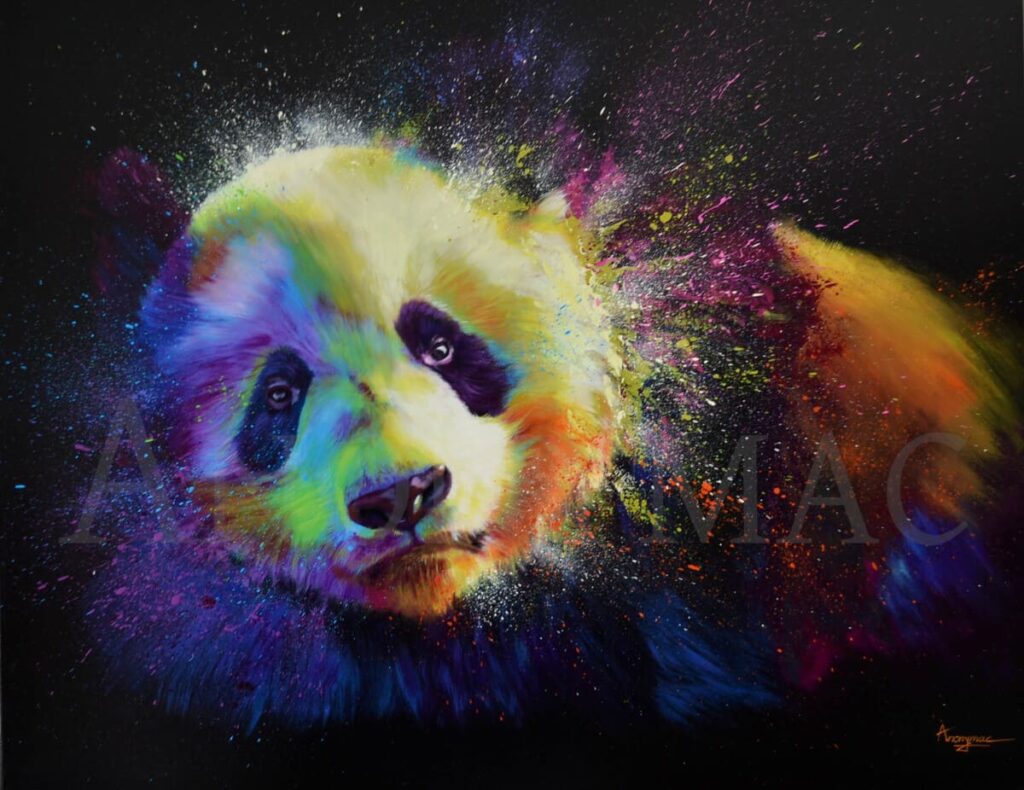 Peinture-animaux-Panda