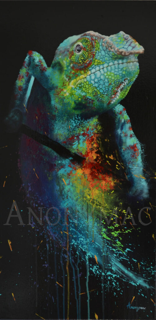 Peinture-animaux-chameleon-1