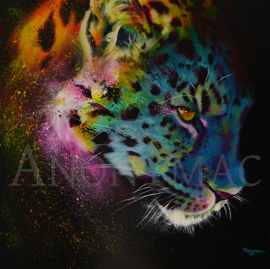 Peinture-animaux-leopard 2