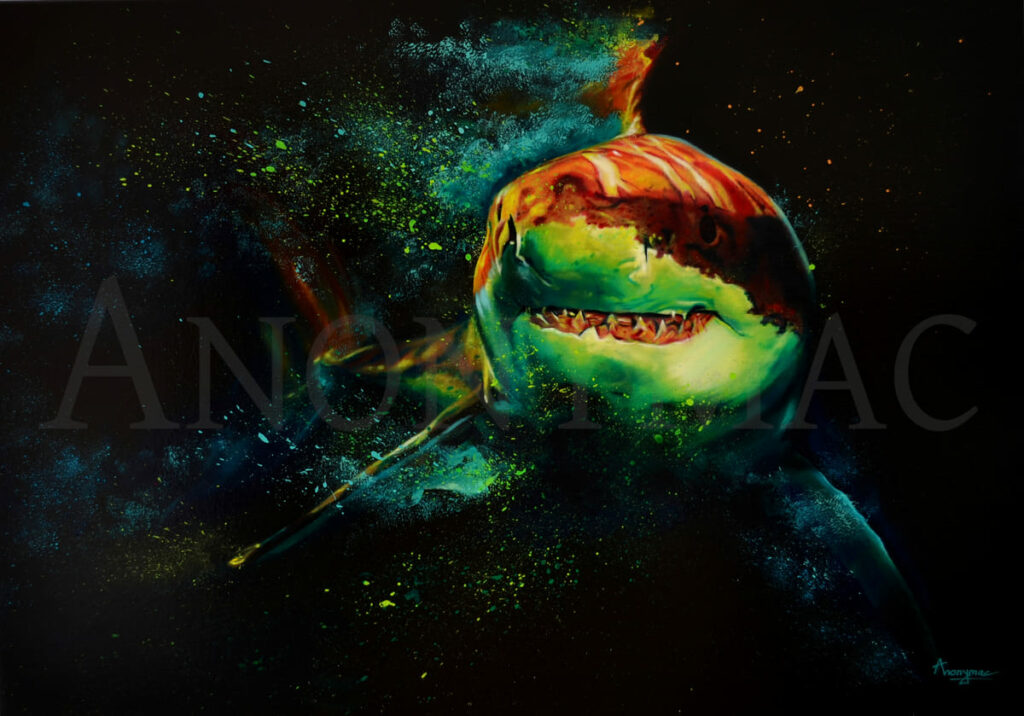 Peinture-animaux-requin