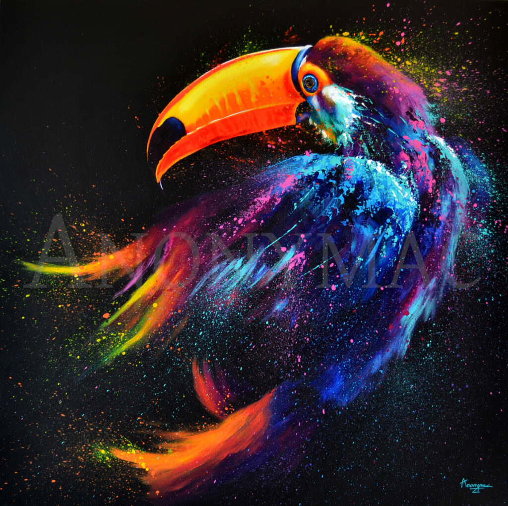 Peinture-animaux-toucan