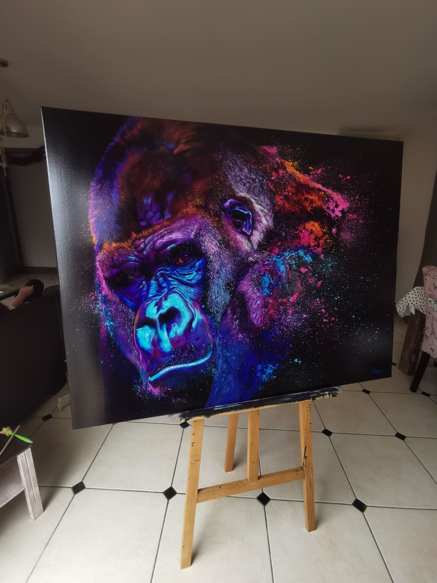 Tableau gorille La Jokong – Image 4